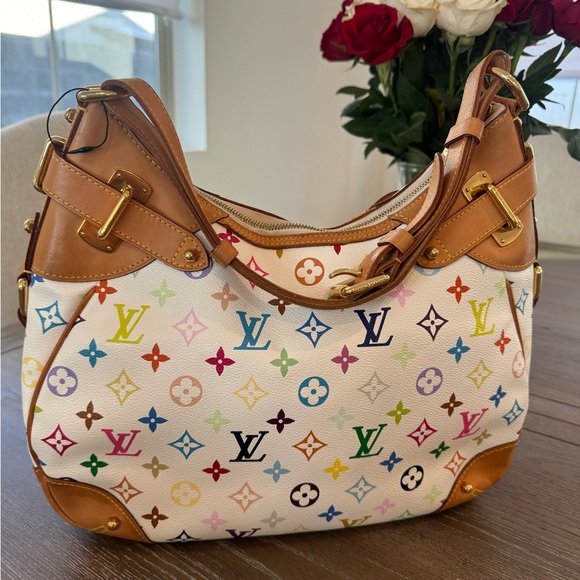 ❌SOLD❌ Louis Vuitton Greta Handbag Monogram Multicolor Shoulder Bag ♥️ - Picture 12 of 16